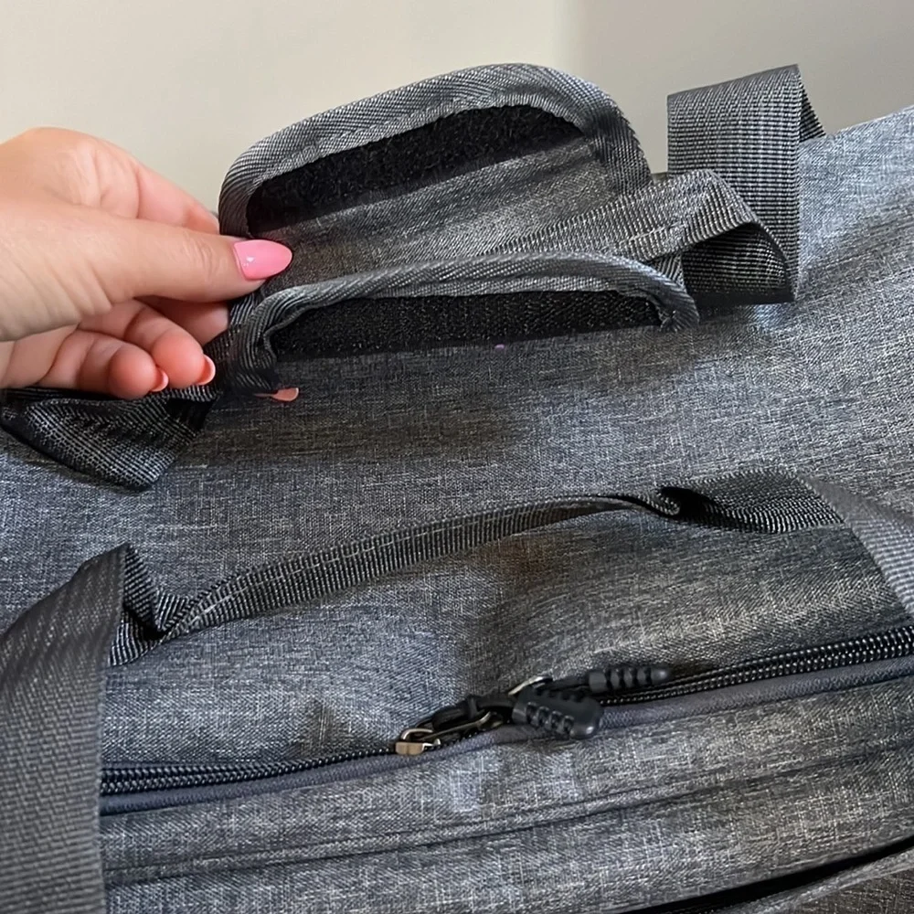 Sport Small Gray Duffel Bag